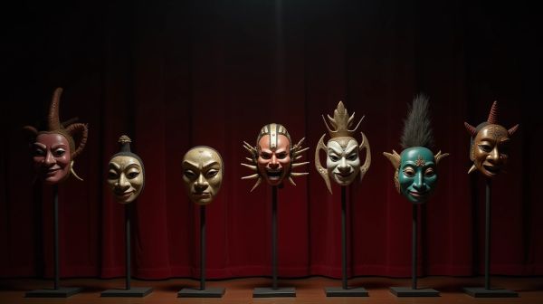 10 masques japonais emblématiques et leurs significations