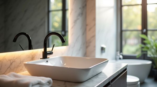Choisir son mitigeur lavabo noir pour allier élégance et praticité