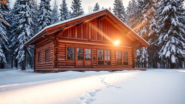 Top superficies d'un chalet pour résidence permanente