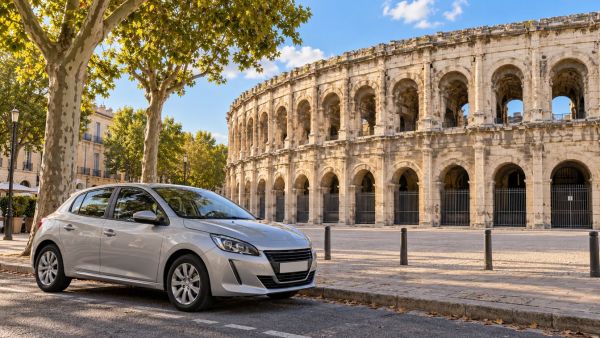 Trouvez les meilleures offres de location de voiture à Nîmes